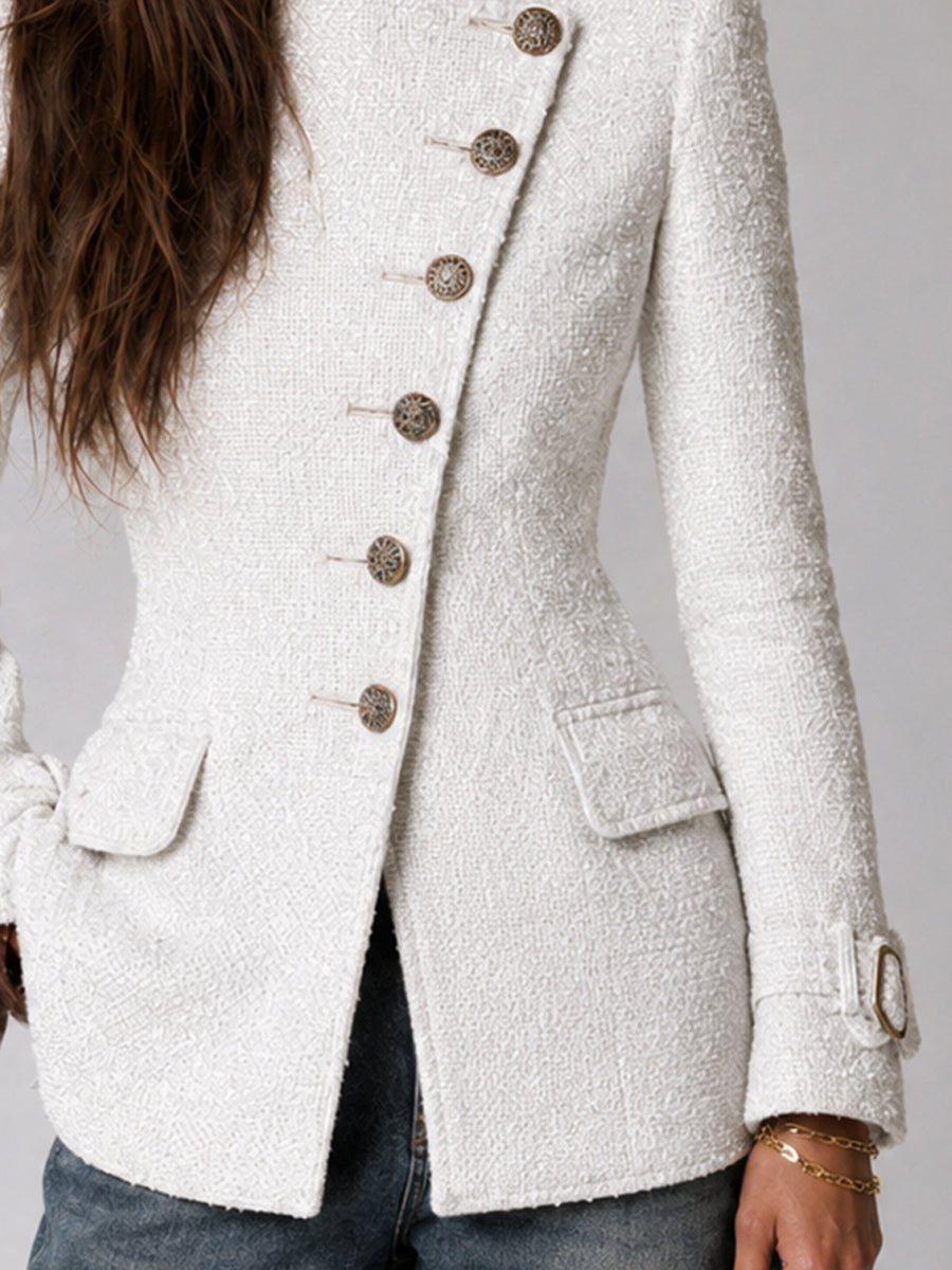Blazer Militar Nomad Color Marfil