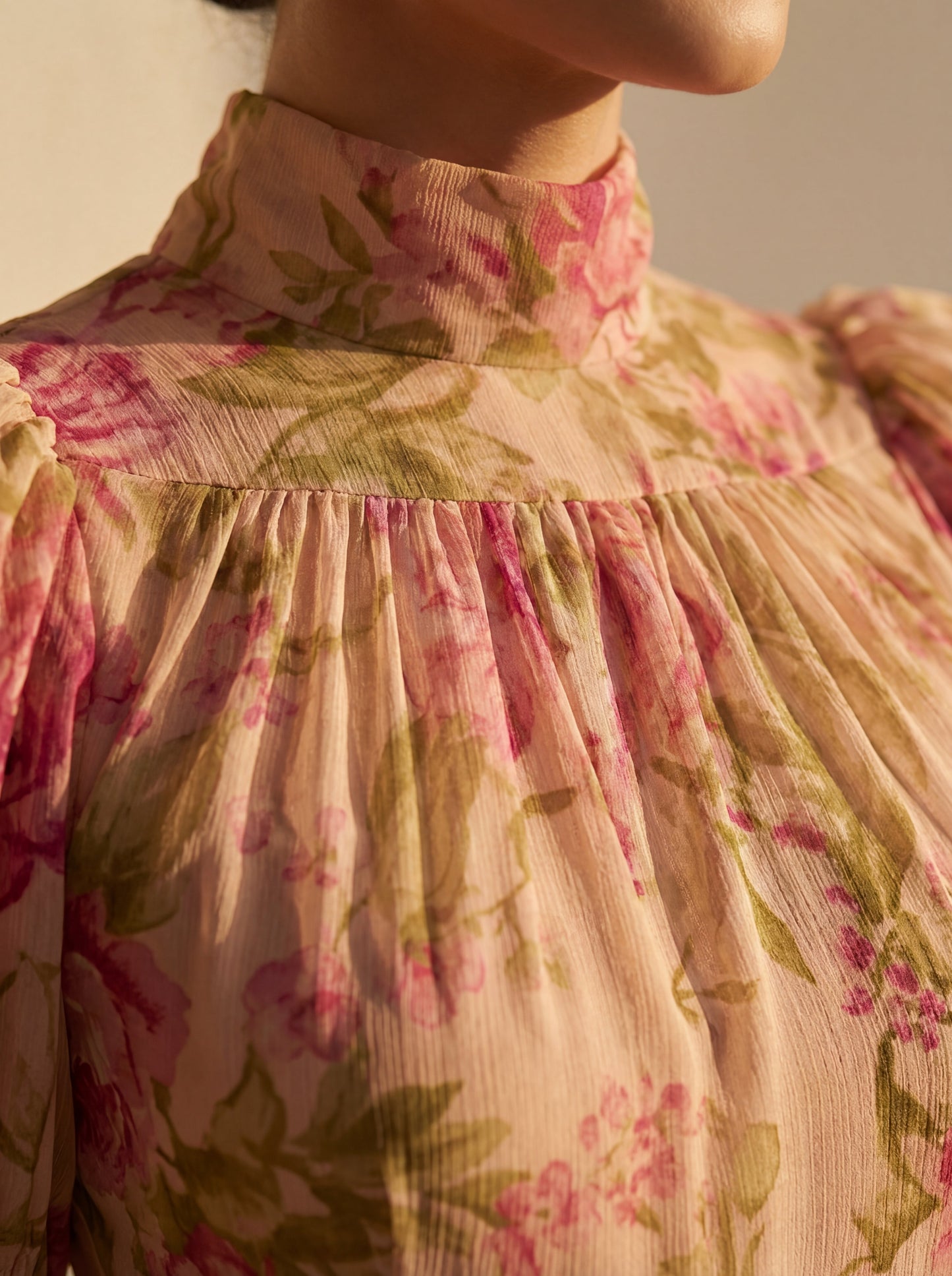 Flora | Vestido Maxi Floral con Volantes