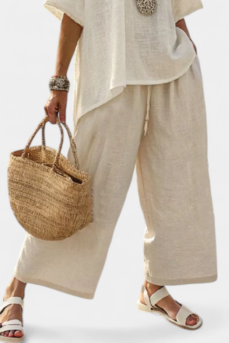 Drevon | Set en lino natural