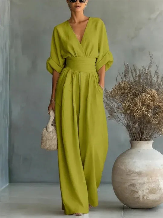 Marta - Mono Elegante con escote en V