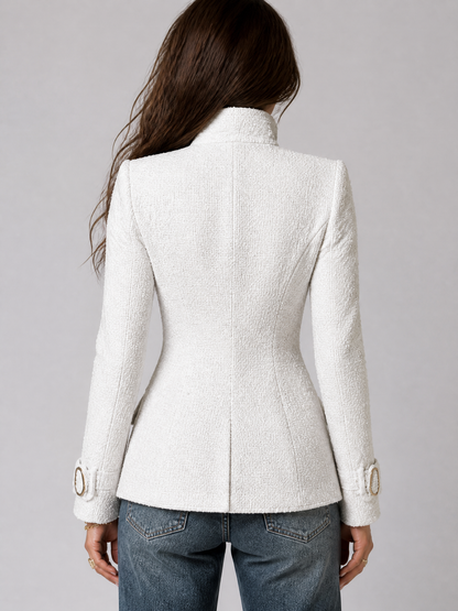 Blazer Militar Nomad Color Marfil