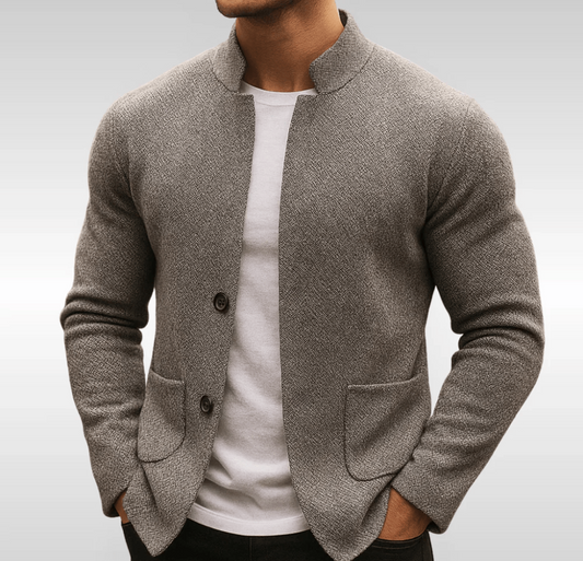 León | Chaqueta de punto elegante