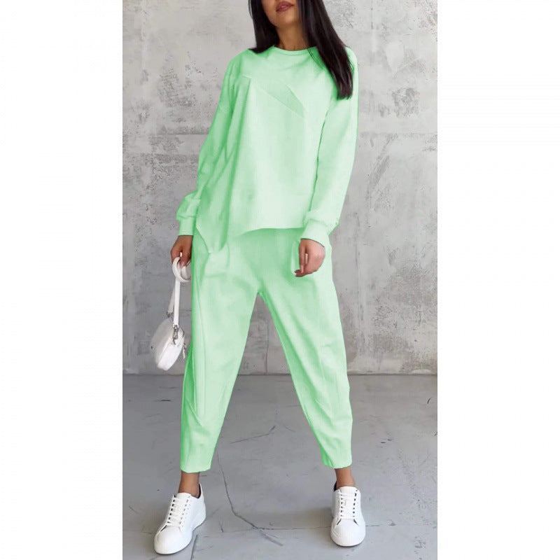 Verónica | Conjunto sudadera + pantalón bajo irregular