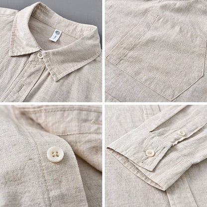 LORENZO | CAMISA DE ALGODÓN Y LINO