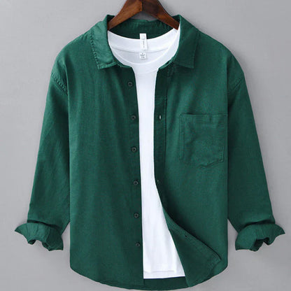 LORENZO | CAMISA DE ALGODÓN Y LINO