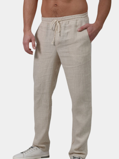 PANTALONES DE LINO ELEGANTES
