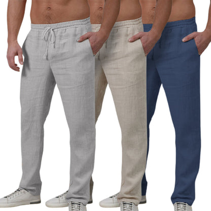 PANTALONES DE LINO ELEGANTES