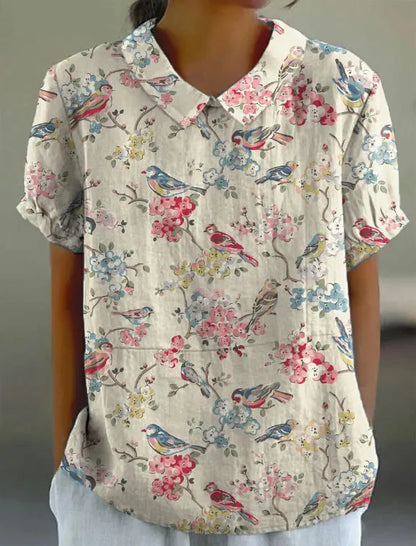Isabella | Camisa floral retro