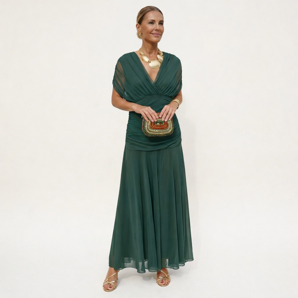 Velora | Vestido Floral con Escote en V