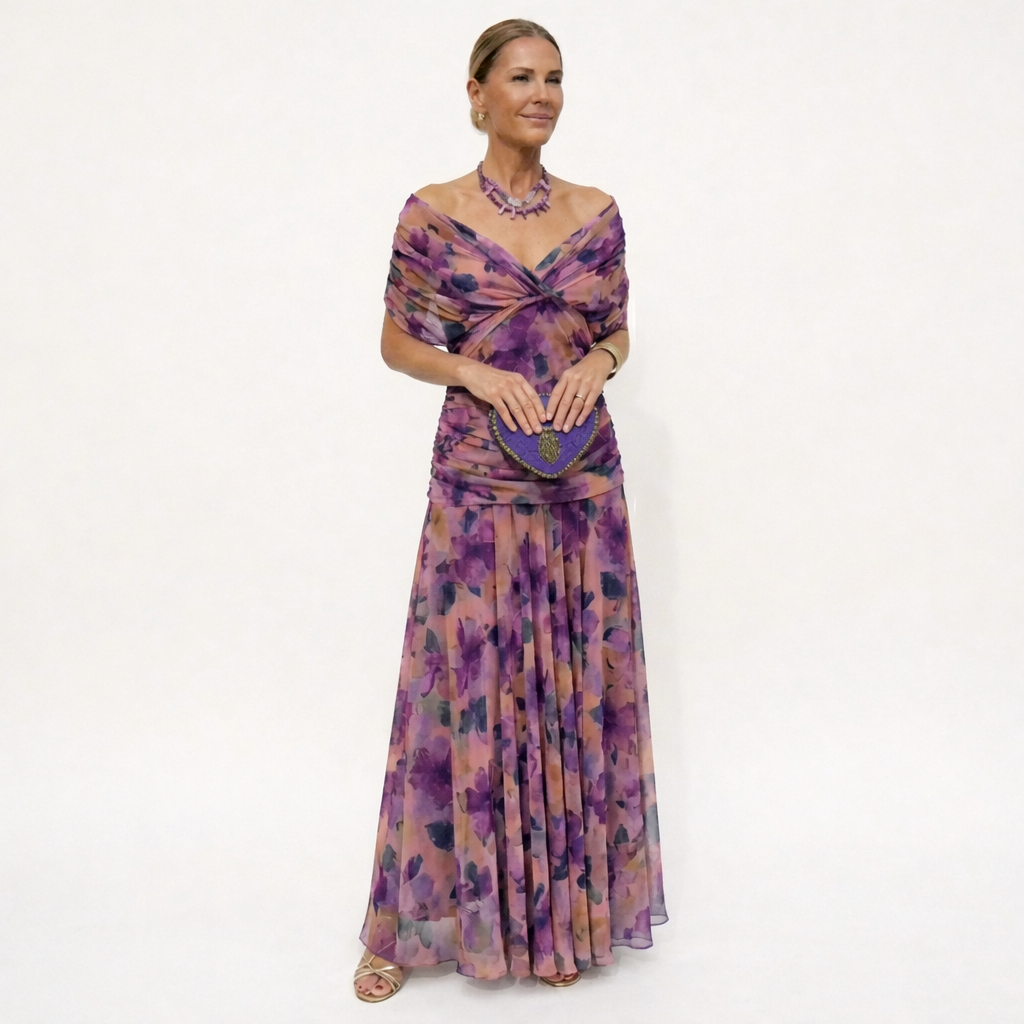 Velora | Vestido Floral con Escote en V