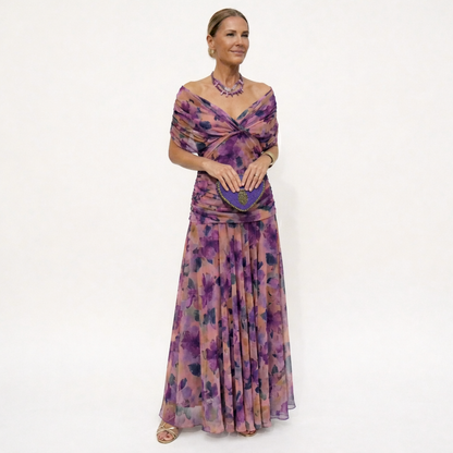 Velora | Vestido Floral con Escote en V