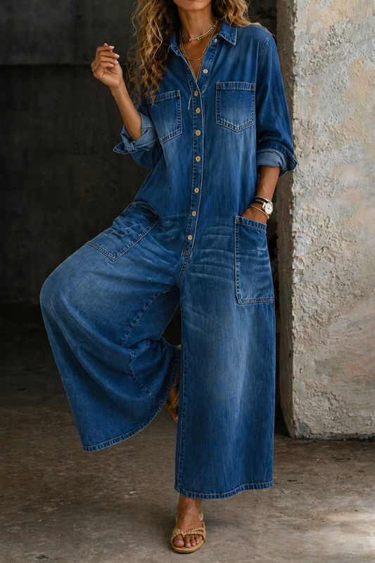 María | Mono de denim casual