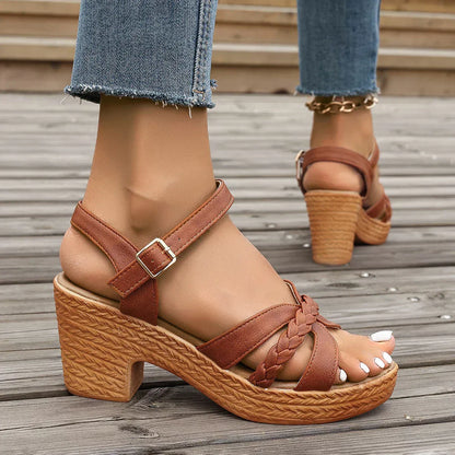 Gabriela | Sandalias clásicas de tacón medio
