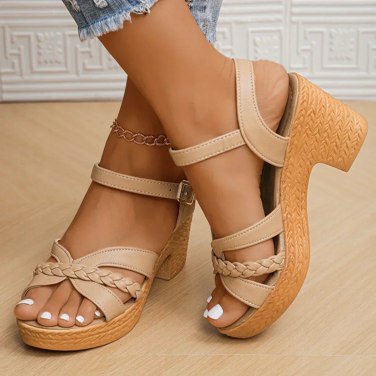 Gabriela | Sandalias clásicas de tacón medio