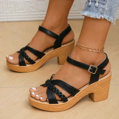 Gabriela | Sandalias clásicas de tacón medio