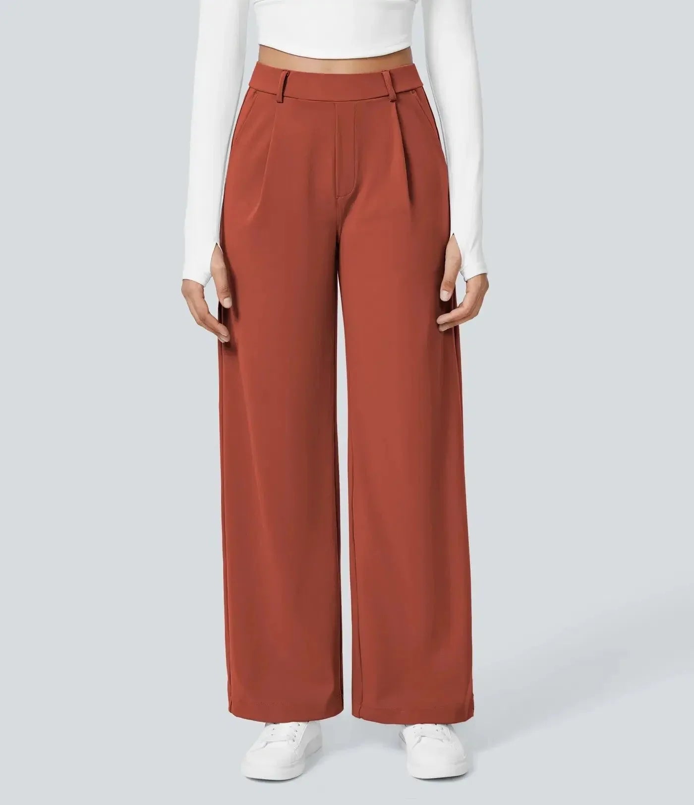 Juliana | Pantalones de cintura alta y pierna recta