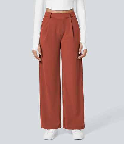 Juliana | Pantalones de cintura alta y pierna recta