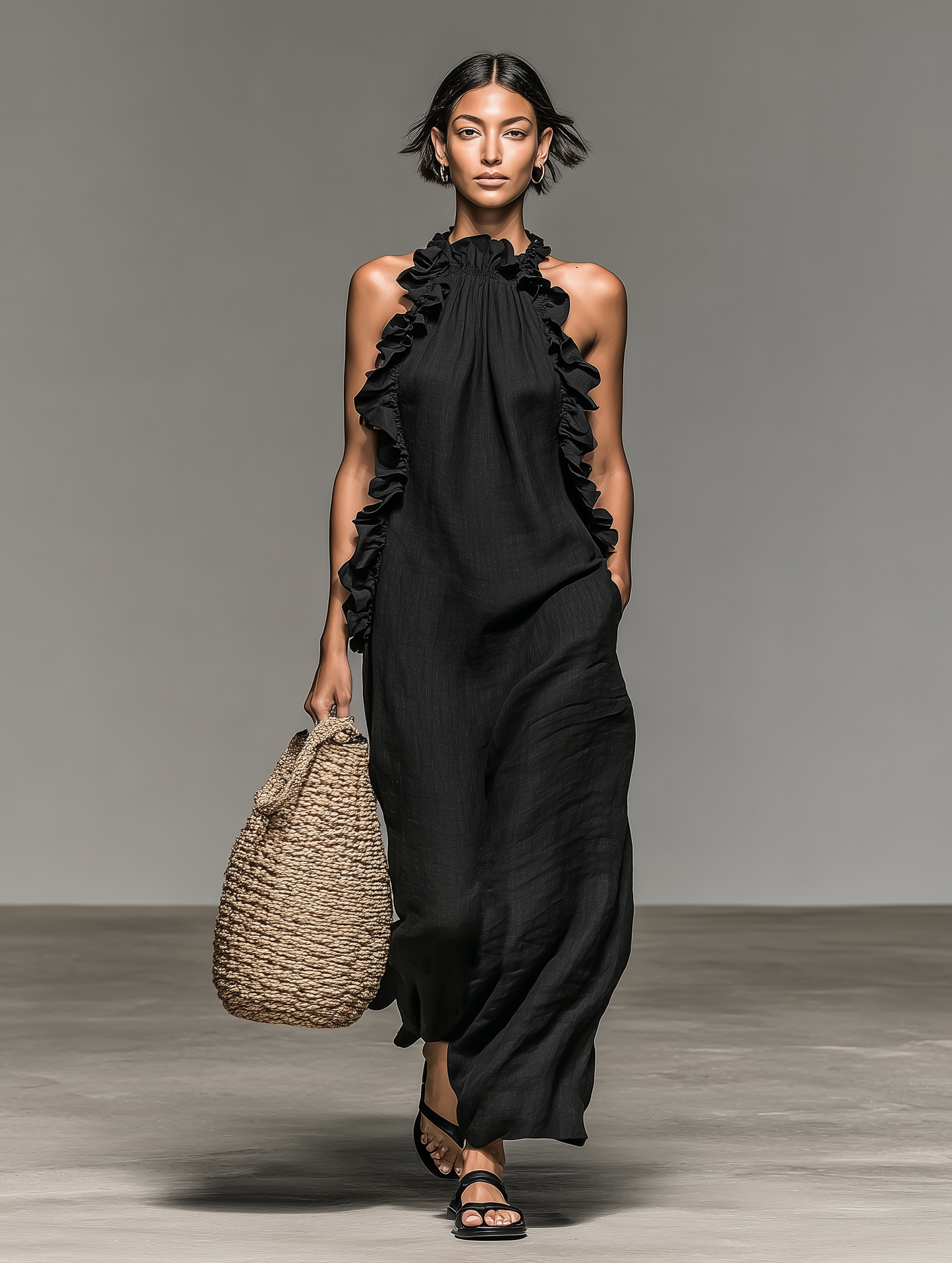 Malu | Vestido Maxi con Bolsillos