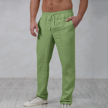 PANTALONES DE LINO ELEGANTES