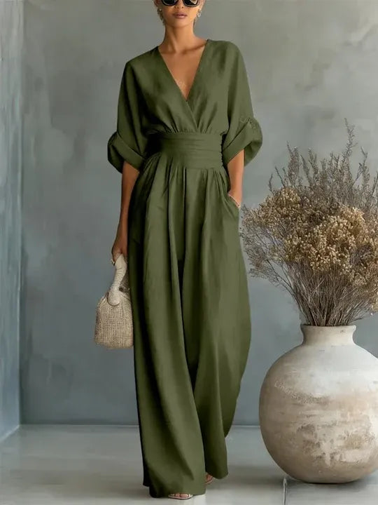 Marta - Mono Elegante con escote en V