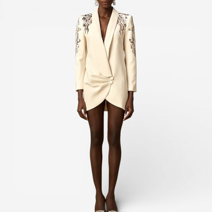 Giada - Vestido Blazer Bordado