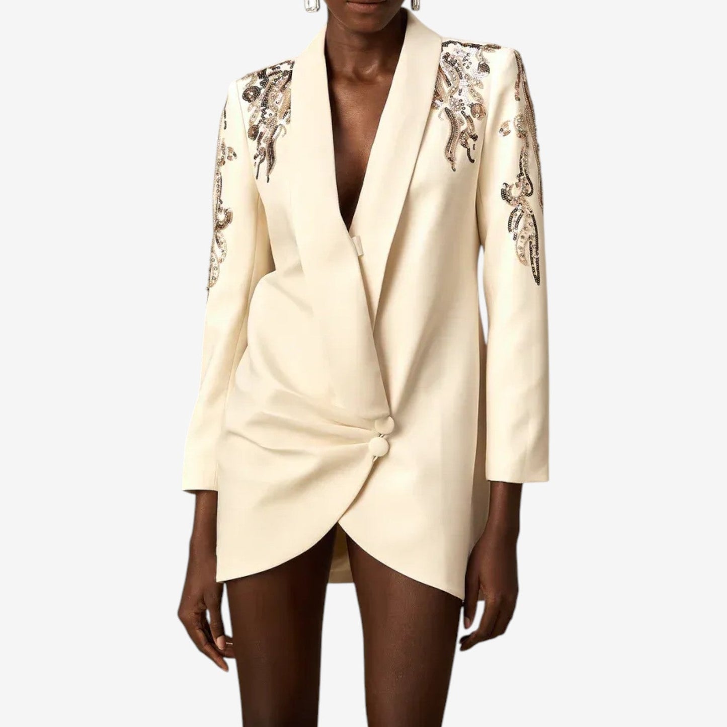 Giada - Vestido Blazer Bordado