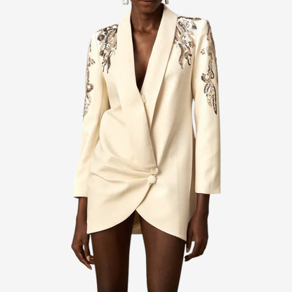 Giada - Vestido Blazer Bordado