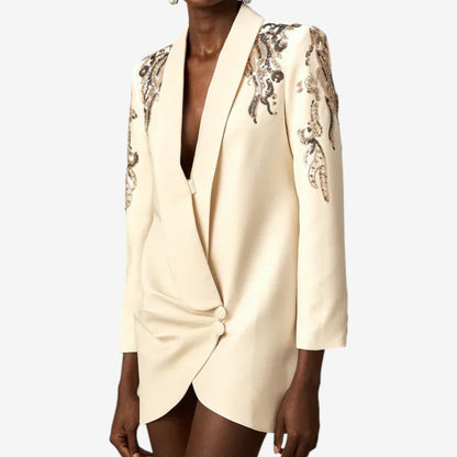 Giada - Vestido Blazer Bordado