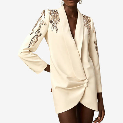 Giada - Vestido Blazer Bordado