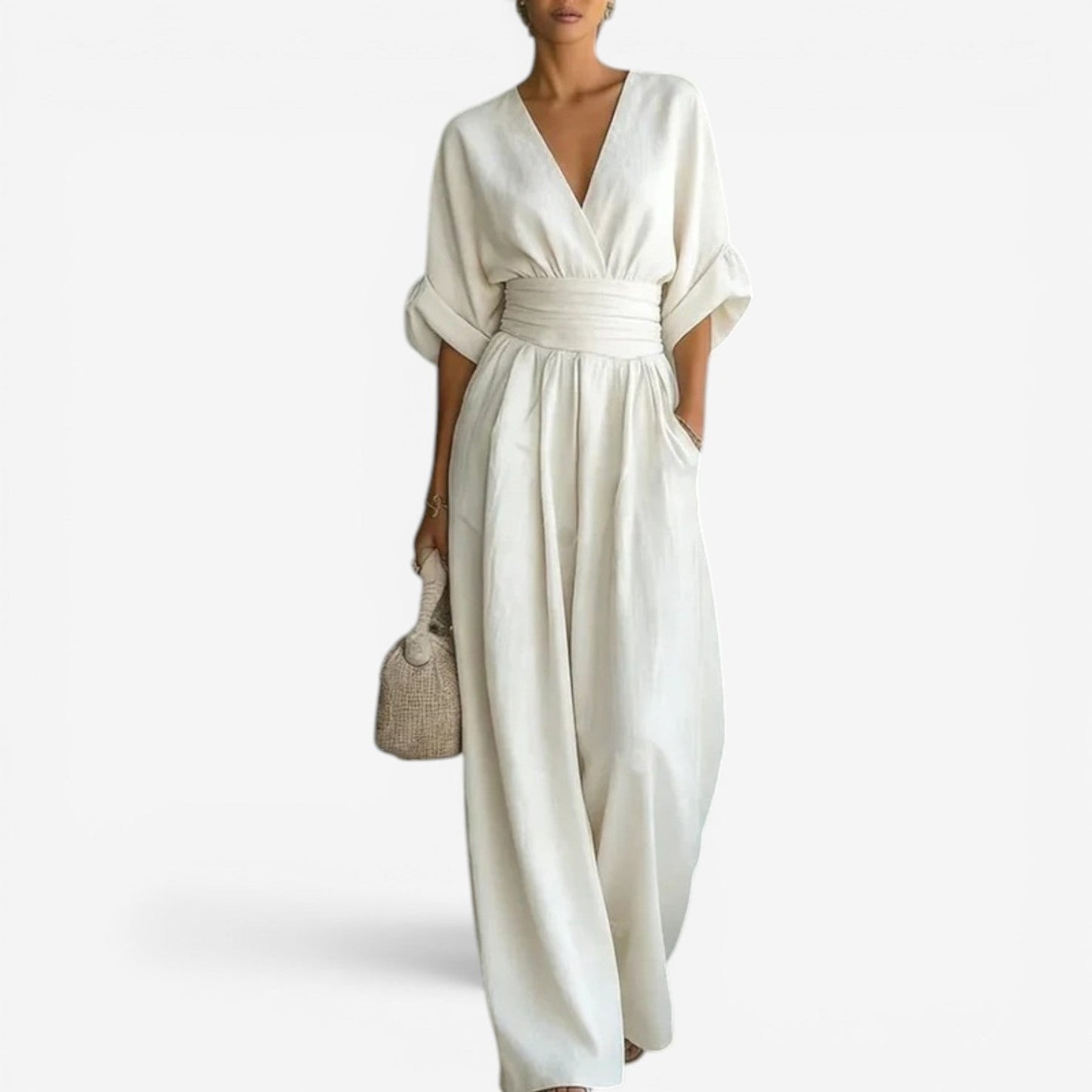 Paula | Mono elegante de caída fluida