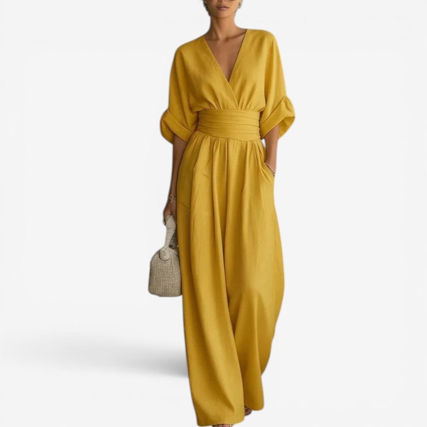 Paula | Mono elegante de caída fluida