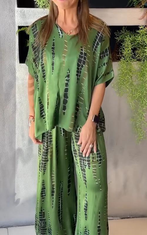 Sofia | Conjunto estampado de dos piezas