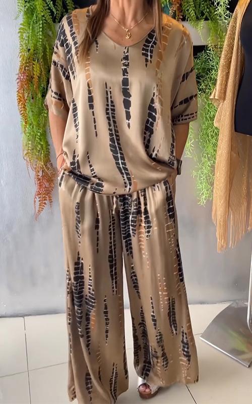 Sofia | Conjunto estampado de dos piezas
