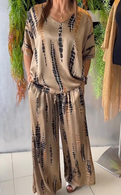 Sofia | Conjunto estampado de dos piezas