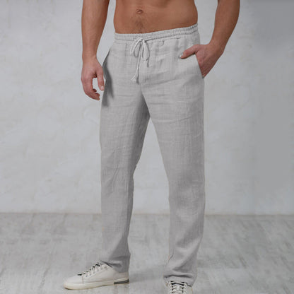 PANTALONES DE LINO ELEGANTES