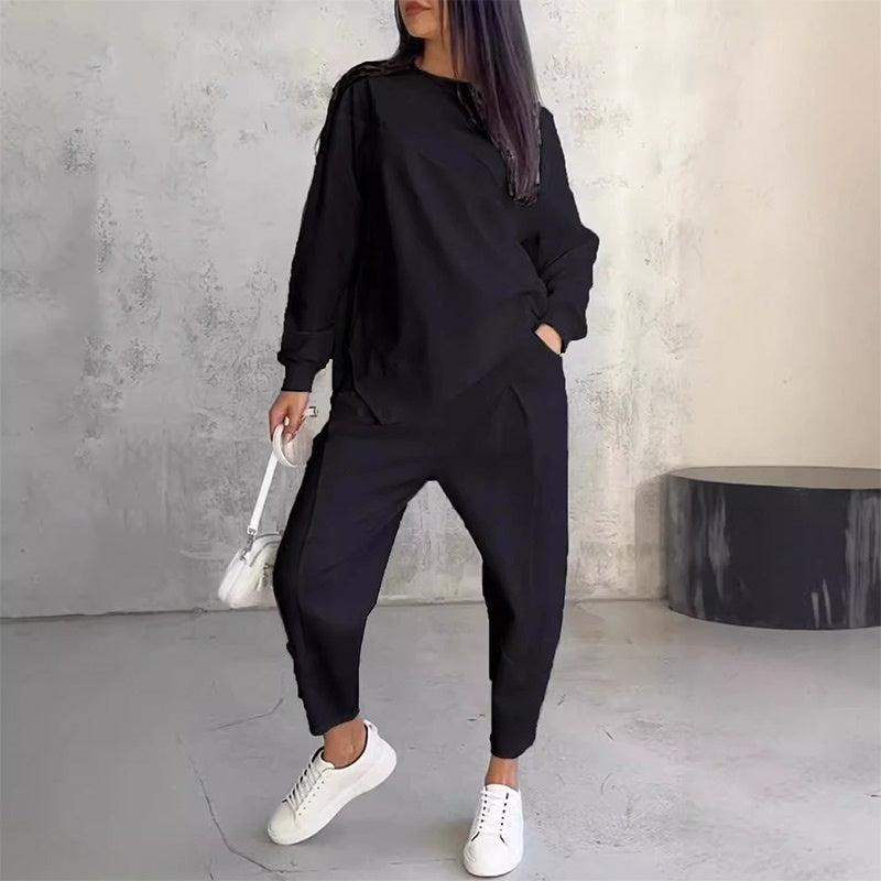 Verónica | Conjunto sudadera + pantalón bajo irregular