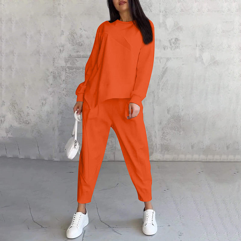 Verónica | Conjunto sudadera + pantalón bajo irregular