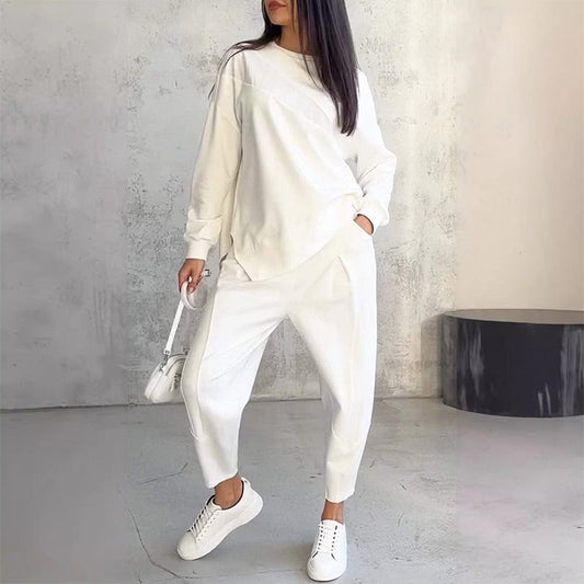 Verónica | Conjunto sudadera + pantalón bajo irregular