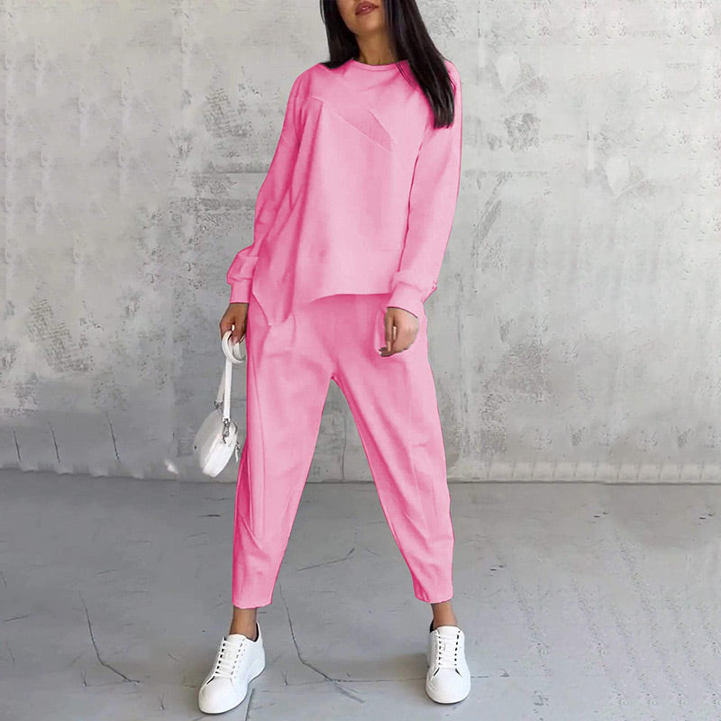 Verónica | Conjunto sudadera + pantalón bajo irregular