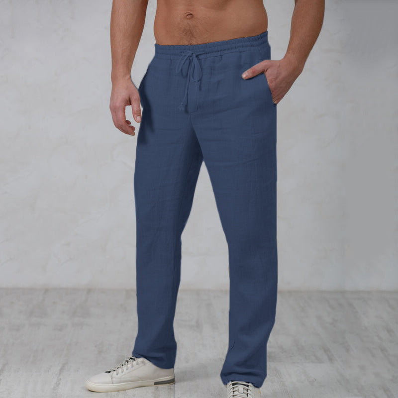 PANTALONES DE LINO ELEGANTES
