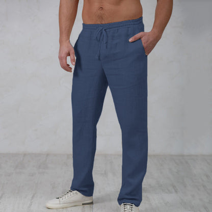 PANTALONES DE LINO ELEGANTES